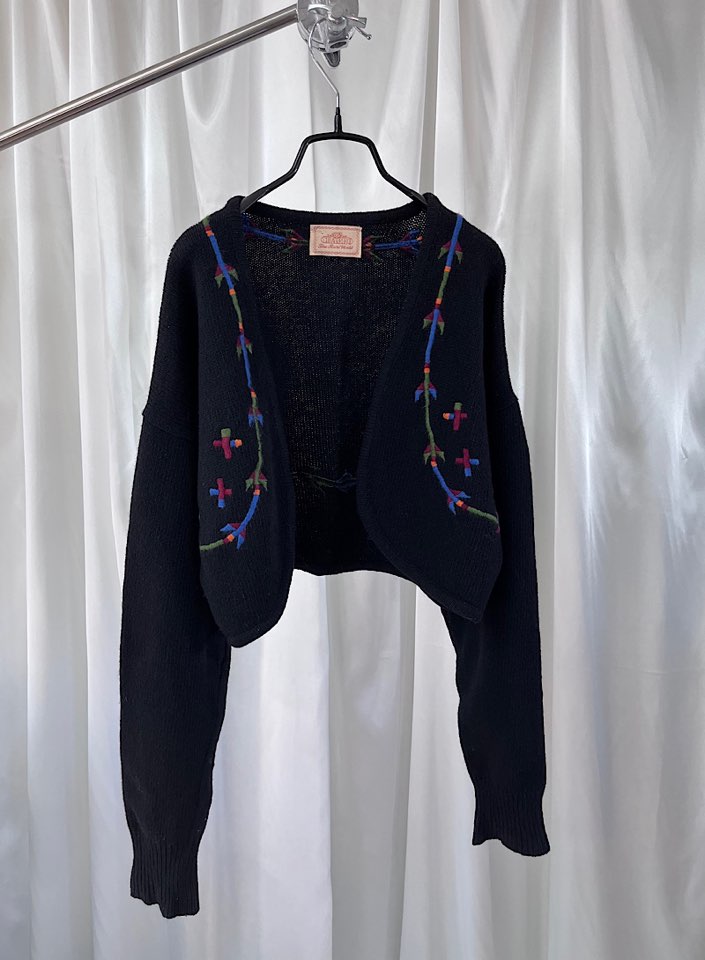 vintage wool cardigan (made in Italy)