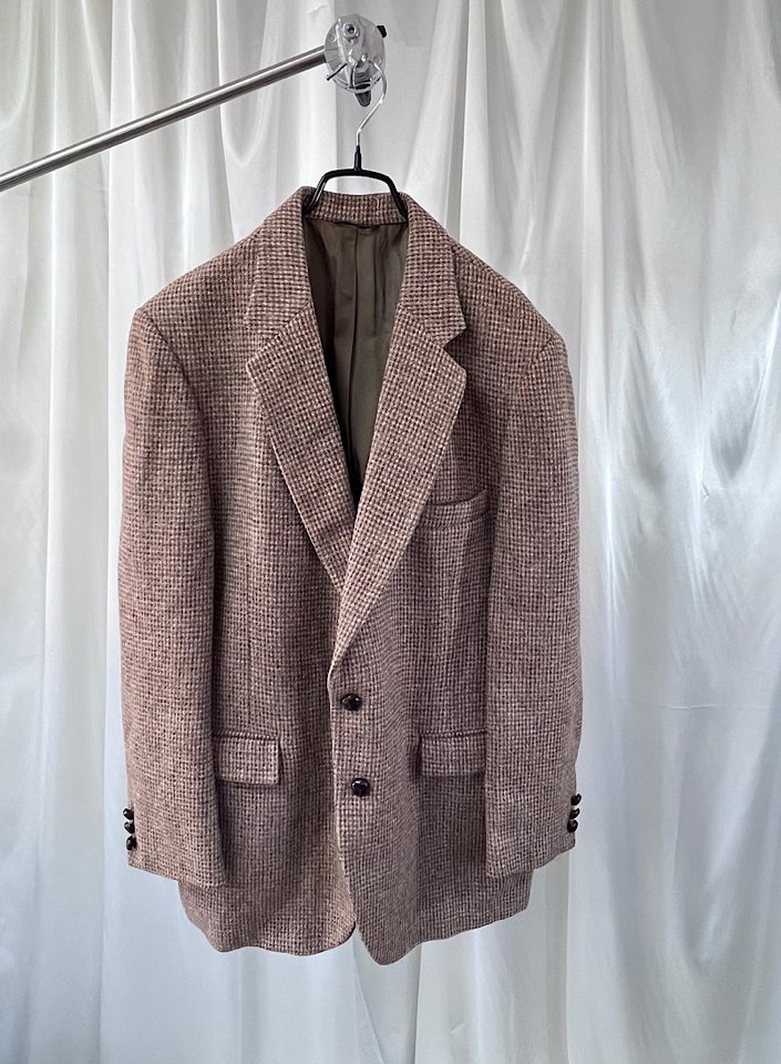 STAFFORD x Harris Tweed wool jacket