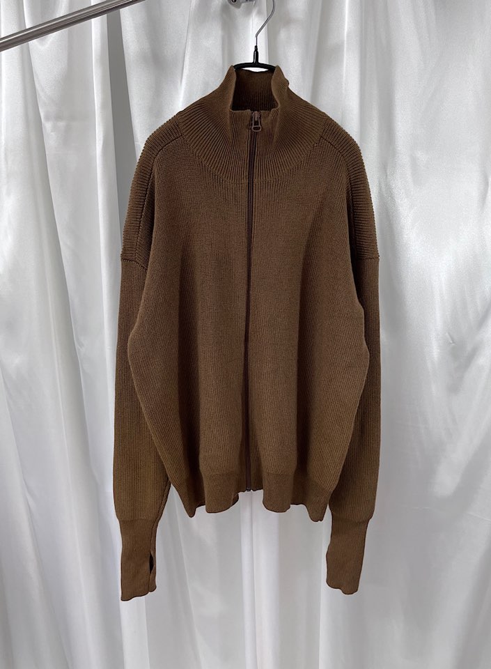 LEMAIRE x uniqlo wool zip-up (m)