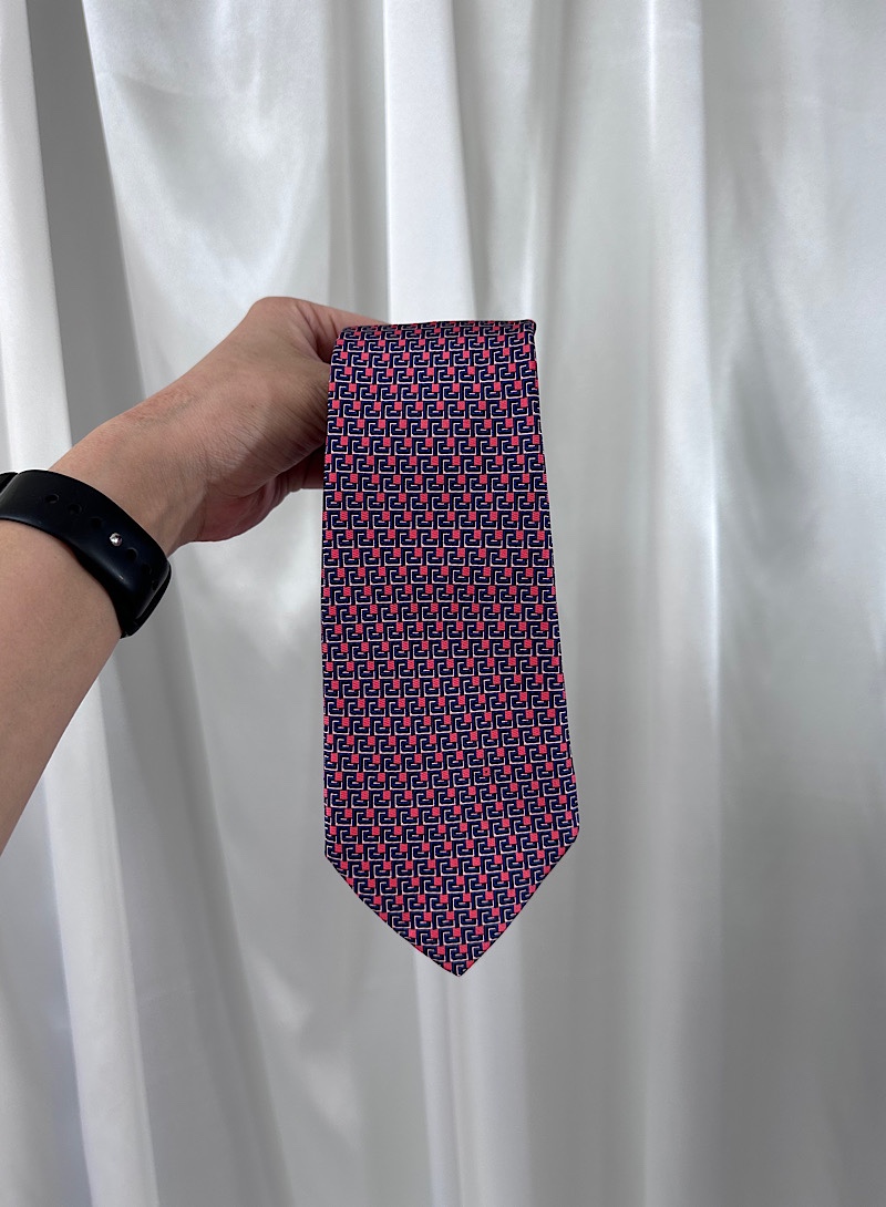 VERSACE silk necktie