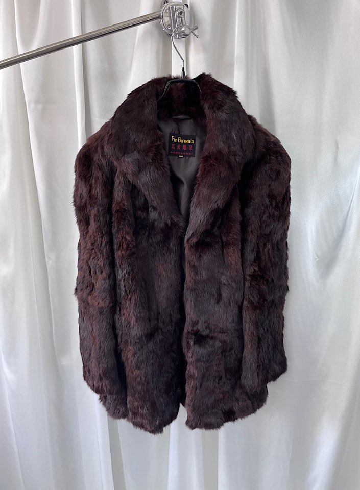 Real fur jacket