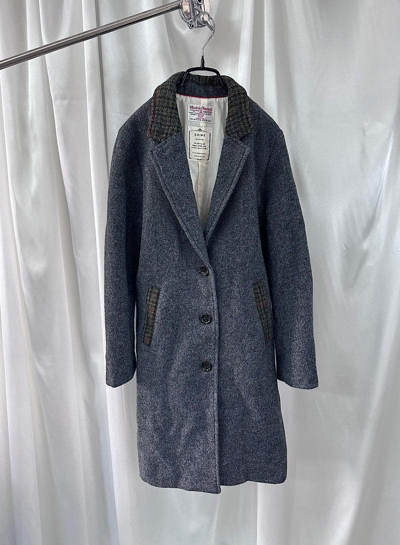 Harris Tweed wool coat