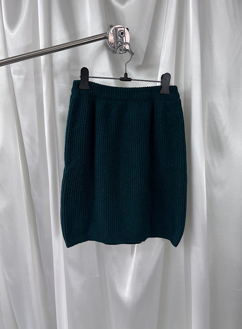 Issey Miyake wool skirt