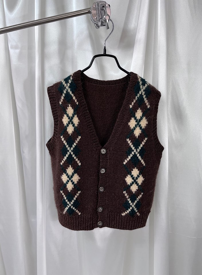 vintage wool vest