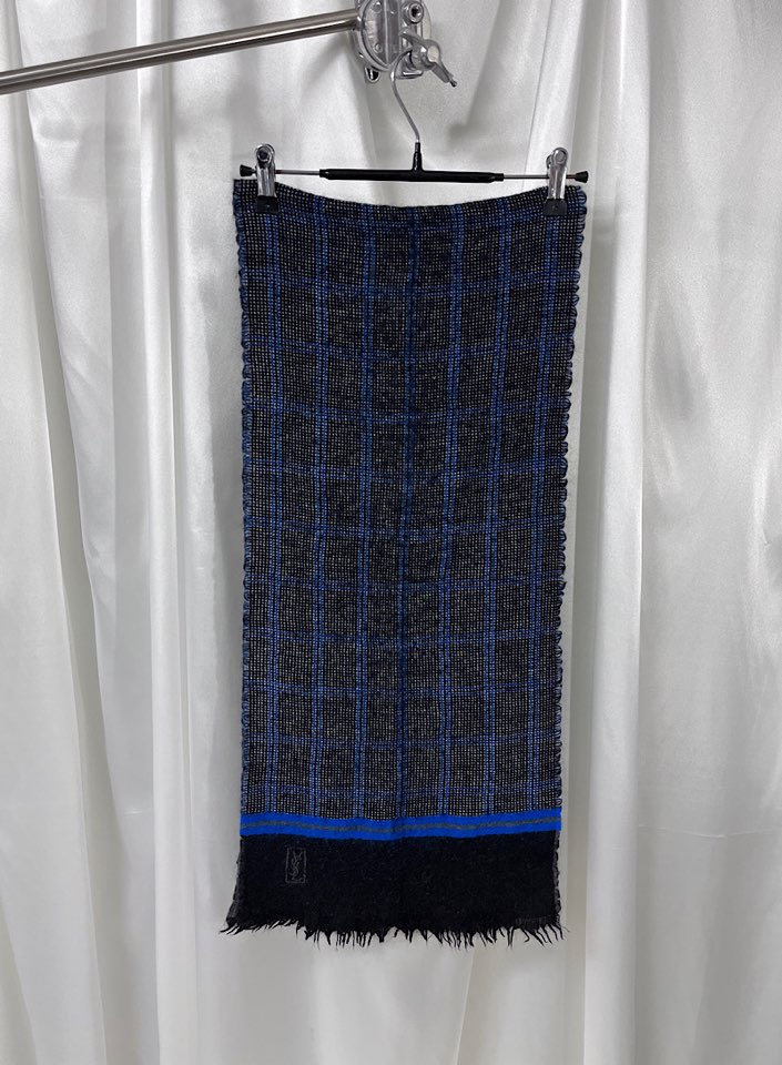 Yves Saint Laurent wool muffler (made in W-GERMANY)