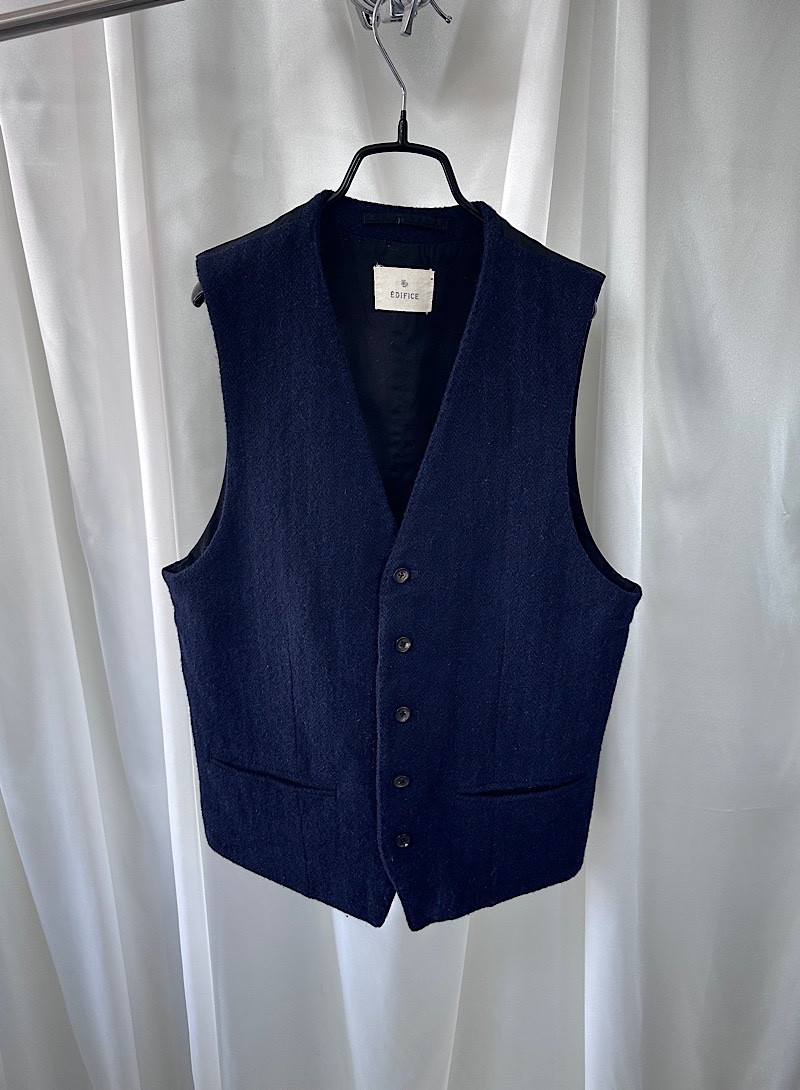 EDIFICE wool vest