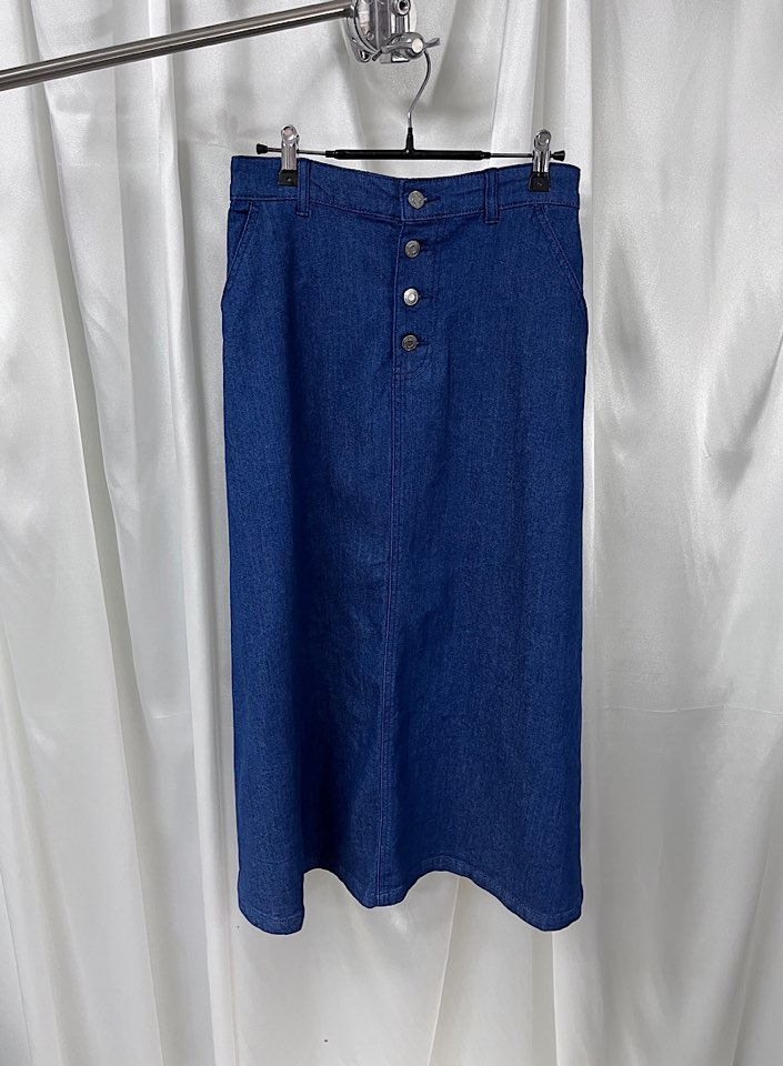 vintage denim skirt (L)