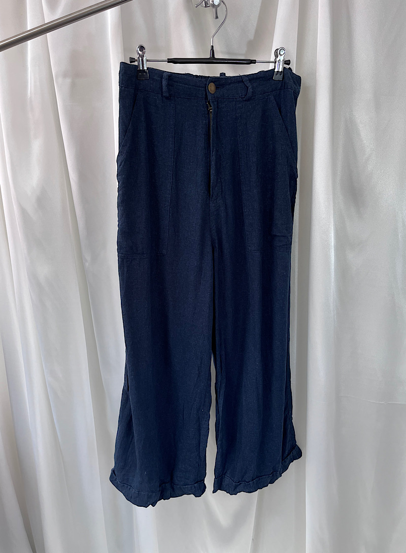 vintage linen pants (L)