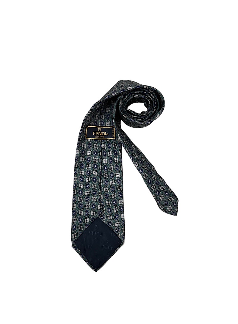 FENDI silk neck tie (made in Italy)