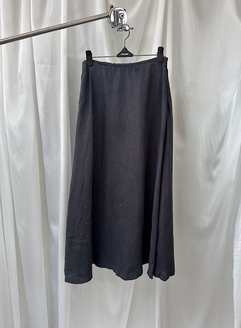 muji linen skirt (S)
