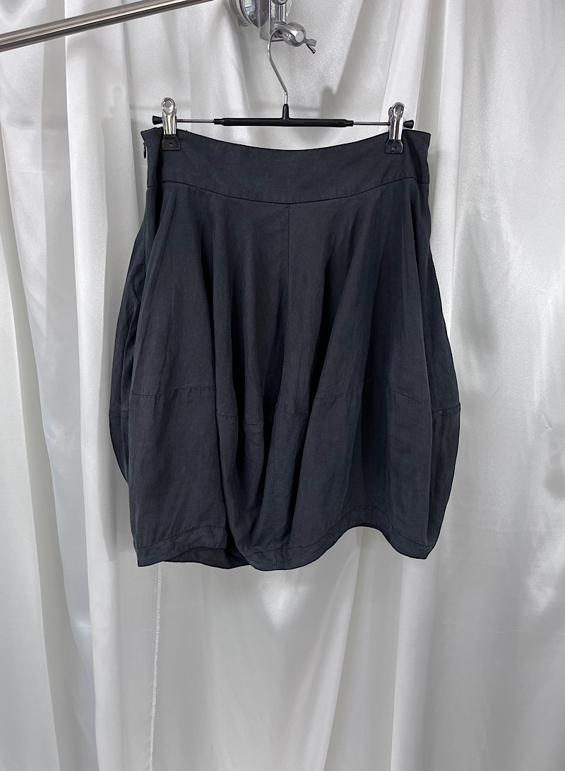 ALPHA60 silk&amp;linen skirt (XS)