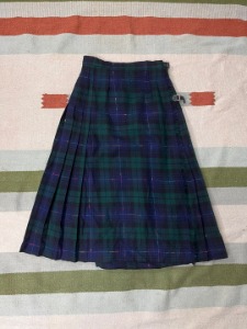 GLEN NEVIS wool wrap skirt (L) (made in Scotland)