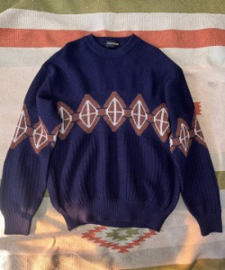 YVESSAINTLAURENT wool knit (L)