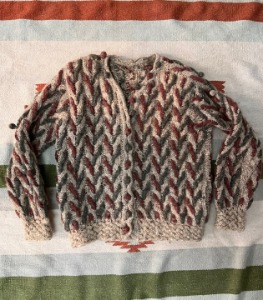 vintage wool cardigan (m)